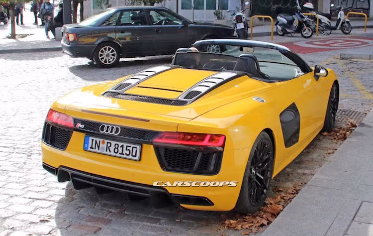 Thời điểm ra mắt sớm nhất của Audi R8 Spyder được dự đoán sẽ rơi vào triển lãm New York vào tháng sau.