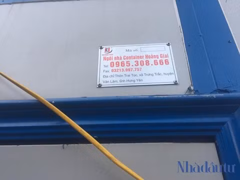 Ngôi nhà Container được lắp đặt cách đây khoảng 1 năm về trước
