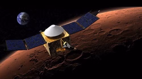 Cơ quan hàng không vũ trụ Mỹ (NASA) cho hay, tàu thăm dò vũ trụ không người lái MAVEN đã ghi lại khoảnh khắc hai cơn gió Mặt Trời nối đuôi nhau "tấn công" sao Hỏa làm tầng điện ly và từ quyển của hành tinh đỏ phồng to gấp 3 lần. MAVEN là một trong những tàu thăm dò được NASA phóng lên quỹ đạo sao Hỏa.