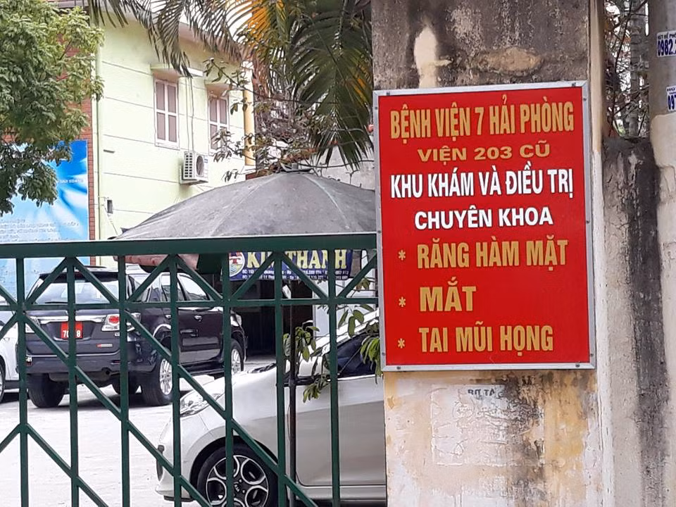 Bệnh viện 7 Hải Phòng nơi xảy ra tai biến y khoa khiến nữ bệnh nhân tử vong khi nhổ răng số 8. Bệnh viện 7 Hải Phòng nơi xảy ra tai biến y khoa khiến nữ bệnh nhân tử vong khi nhổ răng số 8.