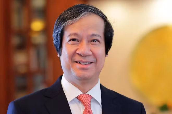 Bộ trưởng Bộ Giáo dục và Đào tạo Nguyễn Kim Sơn Ngày sinh: 18/11/1966 Quê quán: Hải Phòng. Trình độ: Phó Giáo sư, Tiến sỹ Văn học