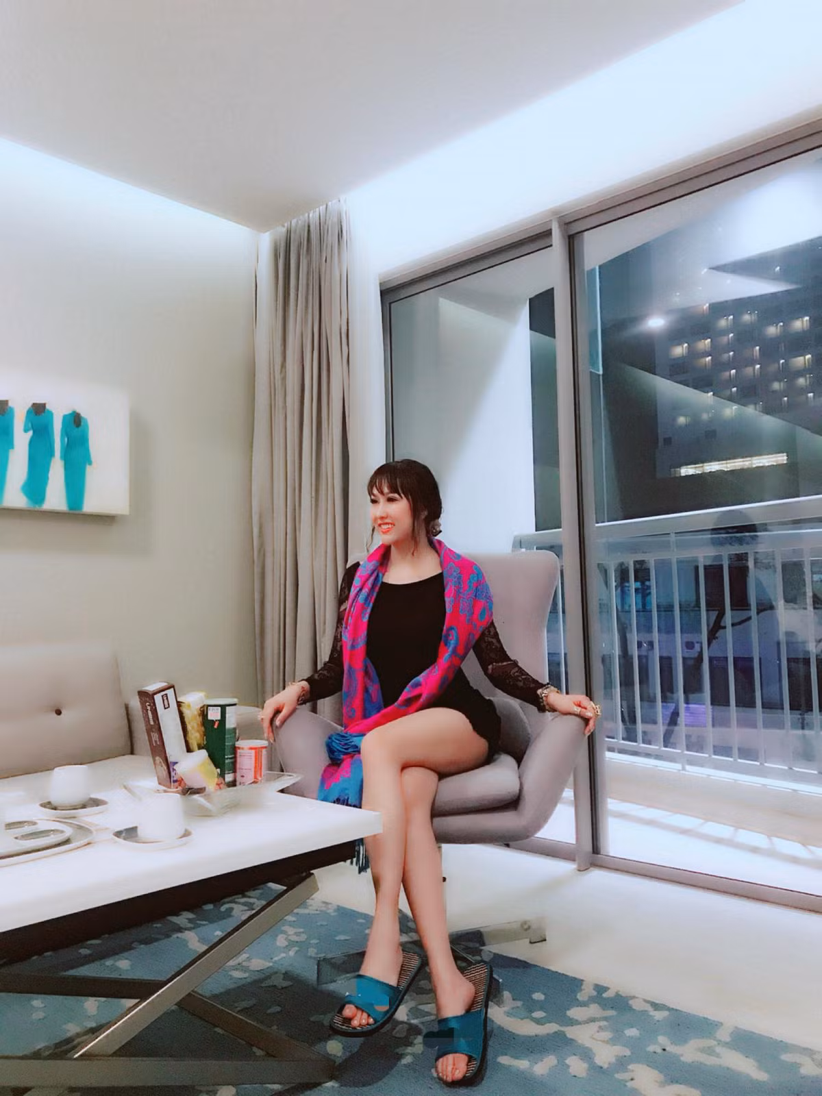 Căn hộ có ban công khá rộng rãi. Ảnh: FBNV