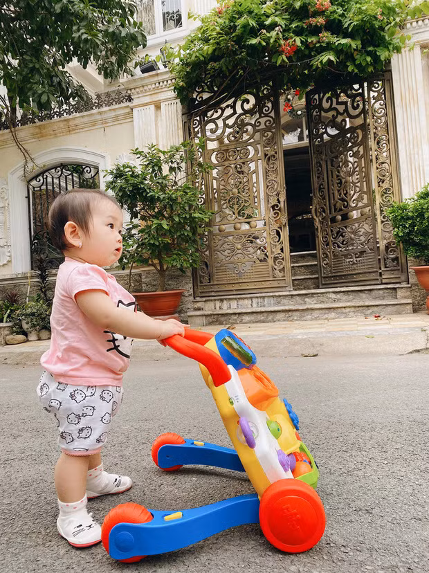 Chiếc cổng biệt thự cũng được thiết kế đẹp mắt pha chút cổ điển. Ảnh: Facebook