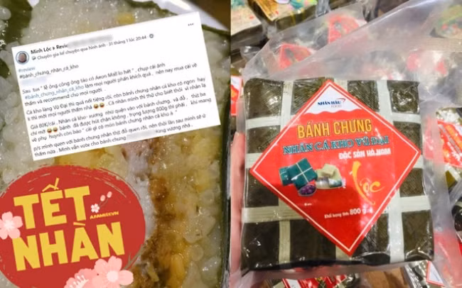  Bánh chưng nhân cá kho lòng Vũ Đại từng "làm mưa làm gió" tại Hải Phòng nhờ hương vị mới lạ chưa từng có. Ảnh: Dân Việt