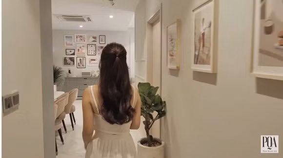 Một góc khác trong căn hộ của Phạm Quỳnh Anh. Ảnh chụp màn hình