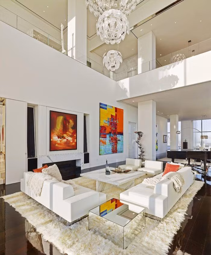 Căn penthouse này có 4 phòng trong đó có 12 phòng ngủ, 16 phòng tắm. Ảnh: Vietnamnet