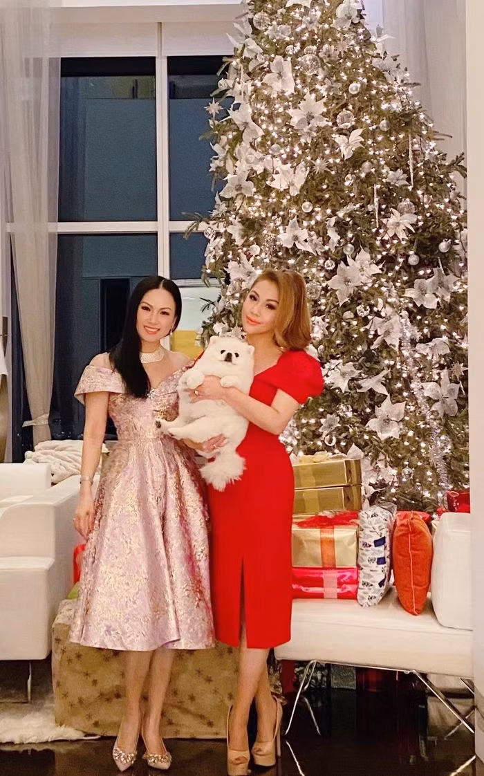 Dịp Giáng sinh năm ngoái, ca sĩ Minh Tuyết có dịp ghé thăm nhà chị gái và hé lộ một góc nhỏ trong nhà ca sĩ Hà Phương.