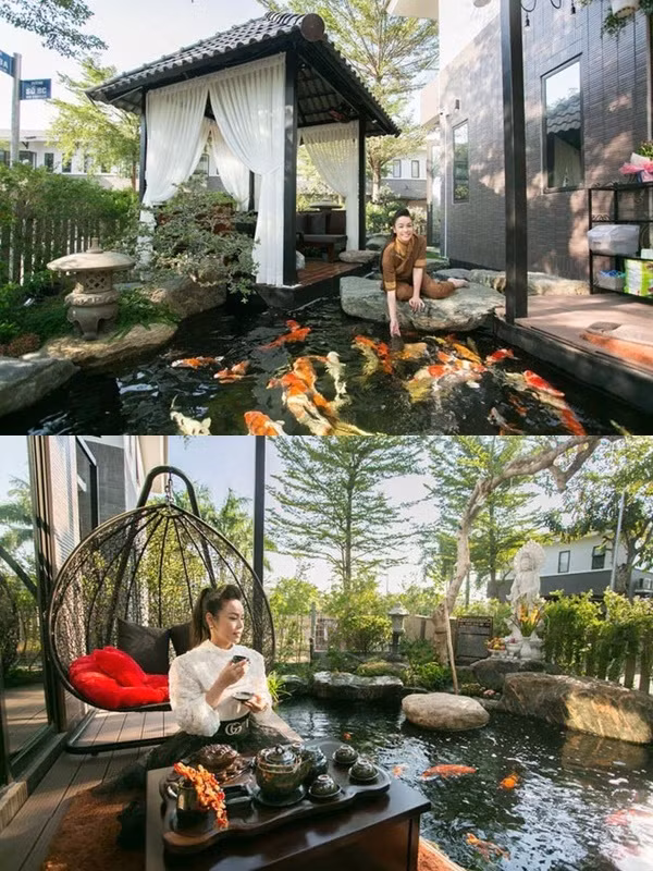 Hiện tại, Nhật đang sống trong căn biệt thự cao cấp rộng tới 220m2 nằm ở khu dân cư cao cấp ở huyện Bình Chánh, TP HCM. Ảnh: FBNV