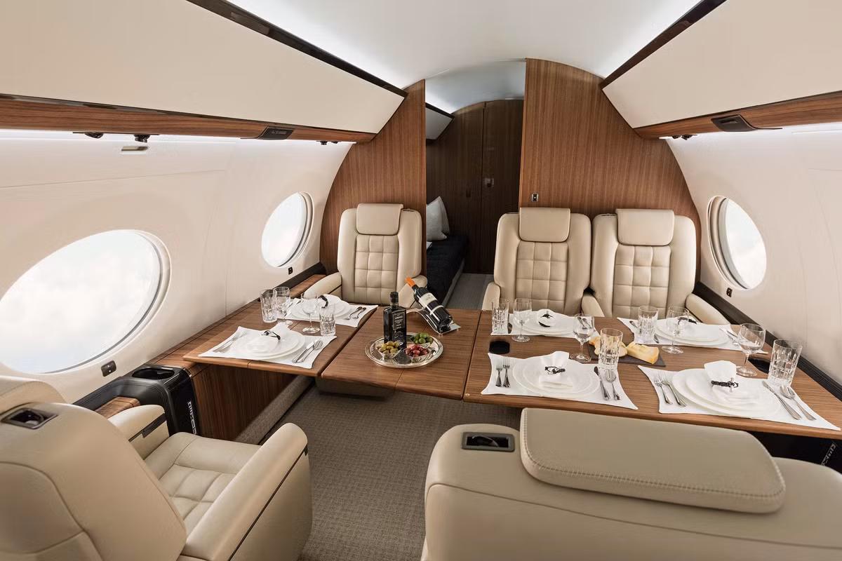 Gulfstream G650ER có sức chứa 19 hành khách với nội thất cực kỳ sang trọng.
