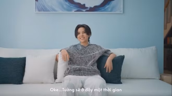Căn hộ của Vũ Cát Tường tọa lạc ở một khu chung cư tọa lạc ở trung tâm hành chính Thủ Thiêm, gần Đảo Kim Cương, TP HCM. Ảnh chụp màn hình