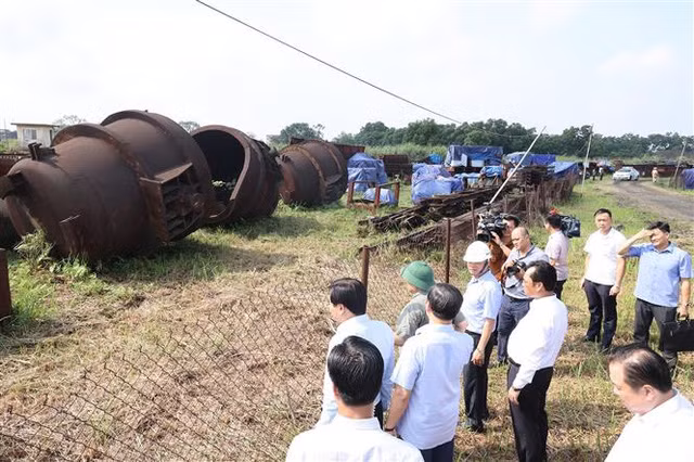 Dự án mở rộng giai đoạn 2 Nhà máy Gang thép Thái Nguyên được đánh giá thuộc diện phức tạp, khó xử lý nhất. Ảnh: TTXVN