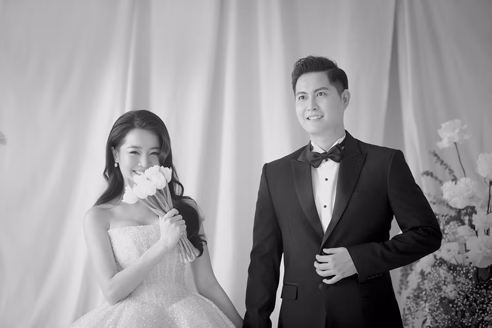 Tháng 6 vừa qua, Karen Nguyễn kết hôn với đại gia gốc Hoa Lưu Chấn Bang. Ảnh: Dân Việt