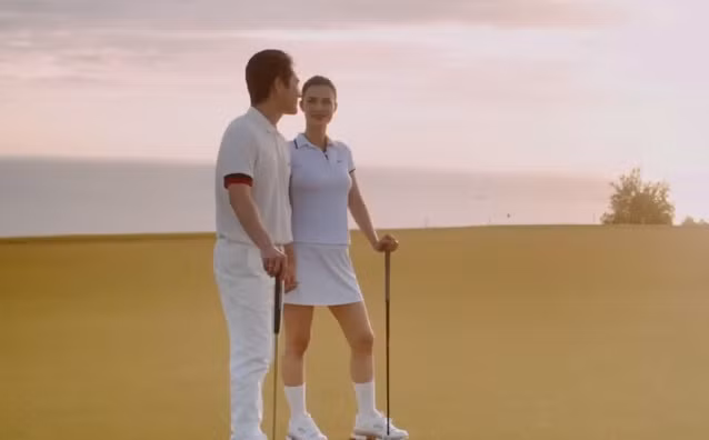 Trong khu biệt thự của Đông Nhi - Ông Cao Thắng còn có cả khu tập golf riêng biệt. Ảnh chụp màn hình