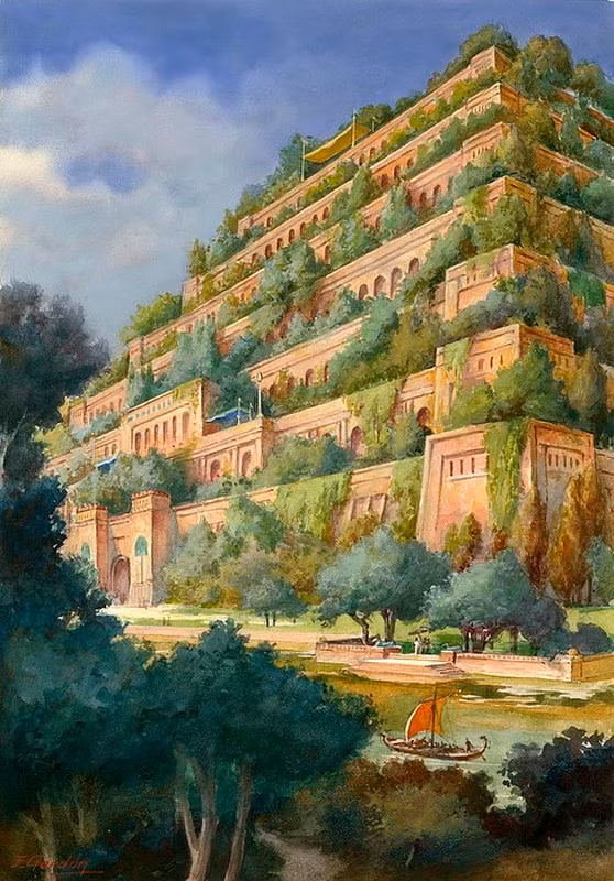 Giáo sư Stephanie Dalley thuộc Viện Đông phương học của trường Đại học Oxford cho rằng, Vườn treo Babylon có thể đã được xây dựng cách đó hơn 480 km tại thành phố Nineveh của đất nước láng giềng Assyria dưới thời vua Sennacherib.