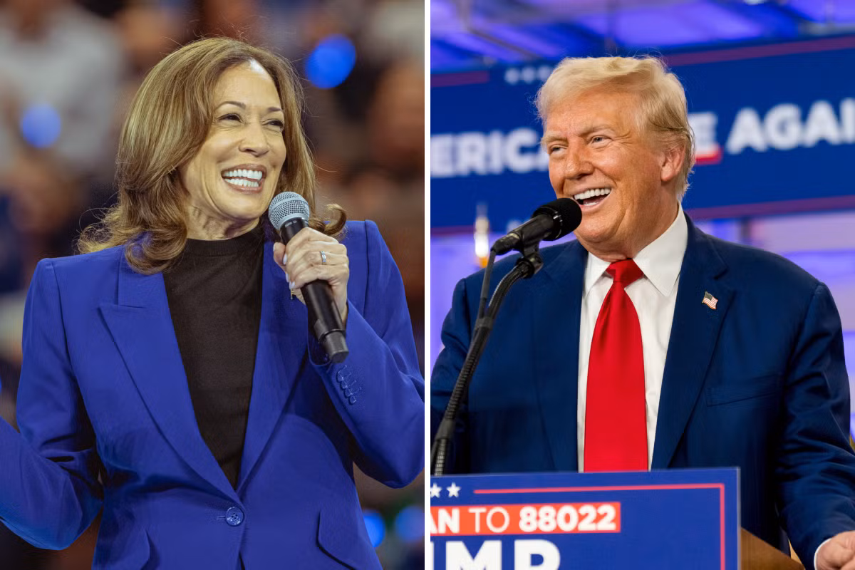 Khao sat moi nhat: Ba Harris tiep tuc dan truoc ong Trump