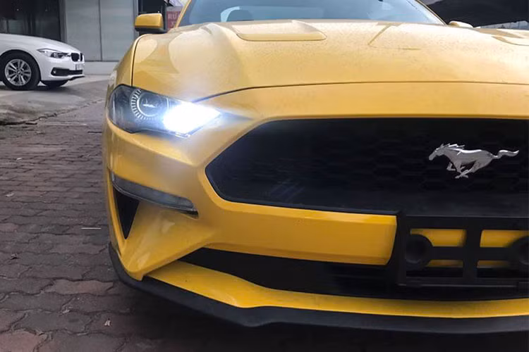 Bên sườn của mẫu xe cơ bắp Ford Mustang phiên bản 2018 này cũng xuất hiện tổng cộng 10 tùy chọn mâm la-zăng khác nhau, bản tiêu chuẩn dùng loại 17 inch. Nếu đi kèm gói GT Performance Pack, Ford Mustang 2018 sẽ có bộ vành 18 inch và lốp Pilot Super Sport 4 hoàn toàn mới.