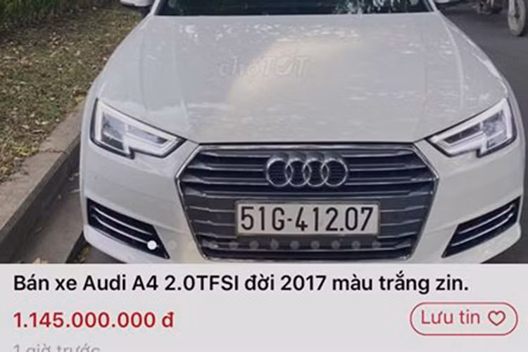 Được biết, ngày đầu chủ xe đăng bán “Xe Audi A4 2.0 TFSI đời 2017 chạy được 24.000km, máy móc “zin”, không cấn đụng, ngập nước, bao test hãng trên trang mua bán xe đã qua sử dụng. Cũng theo lời quảng cáo mời chào thì chiếc xe Audi A4 đời 2017 này đúng 1 đời chủ, cần ra đi với mức giá 1 tỷ 145 triệu đồng” và được anh Diệp quan tâm muốn mua.