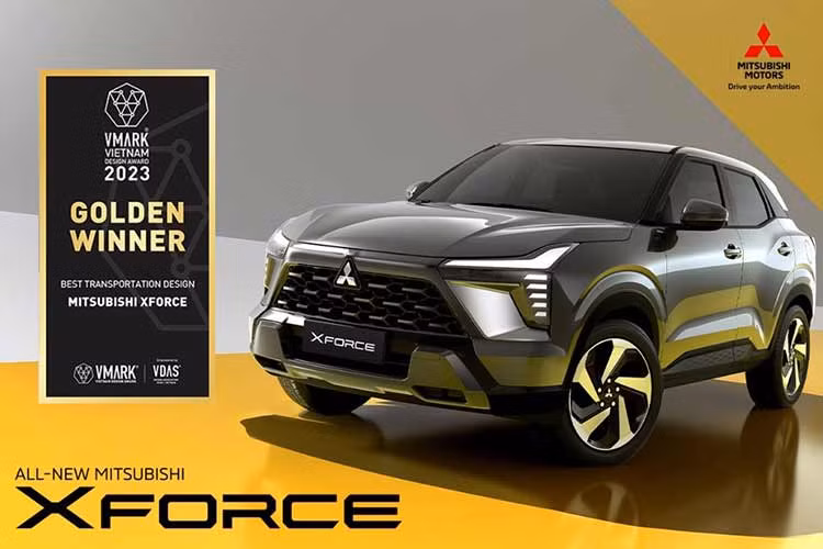 Mitsubishi XForce dat giai vang thiet ke Viet Nam VMARK 2023