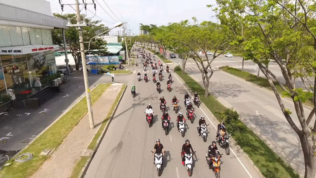 Một trong những nội dung được mong chờ nhất tại đây là sự kiện diễu hành xe độ.