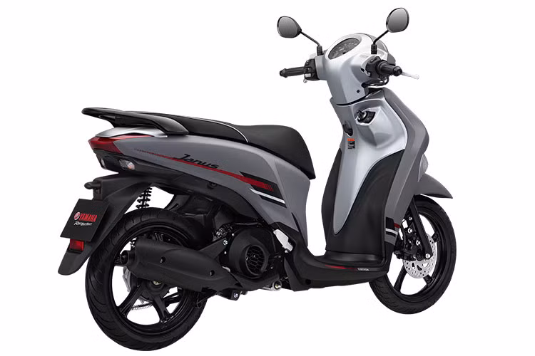 Kích thước lốp trước 80/80-14 M/C 43P (lốp không săm), sau 100/70-14 M/C 51P (lốp không săm. Yamaha Janus 2024 vẫn được trang bị động cơ xăng 4 kỳ, làm mát bằng không khí với dung tích 124,9 cm3. Động cơ này được liên doanh xe máy Nhật Bản giới thiệu là có công suất tối đa 7,0 kW/8.000 vòng/phút.
