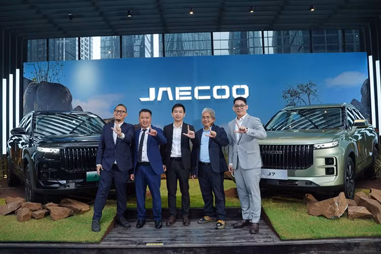 Xe JAECOO la doi tac chinh Hoi nghi Cong nghiep Xanh Indonesia