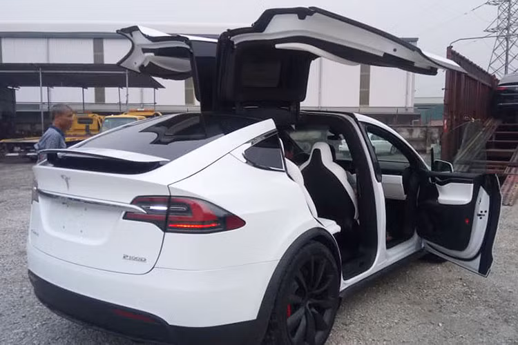 So với 3 chiếc xe ôtô điện Tesla Model X P100D còn lại đã được đưa về nước trước đó đều mang ngoại thất màu đen bóng, mẫu SUV điện mới cập bến Việt Nam có ngoại thất sơn màu trắng độc nhất vô nhị. Nhiều nguồn tin cho rằng xe này do một công ty nhập khẩu tư nhân Hà Nội đưa về nước cho khách hàng.
