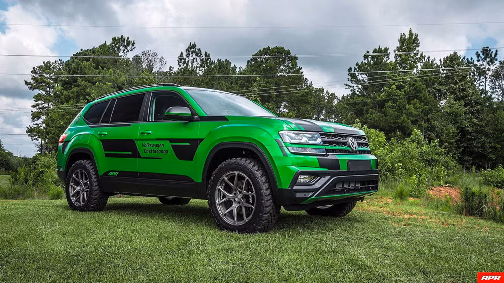 Xe SUV Volkswagen Atlas do hieu suat cao sieu manh