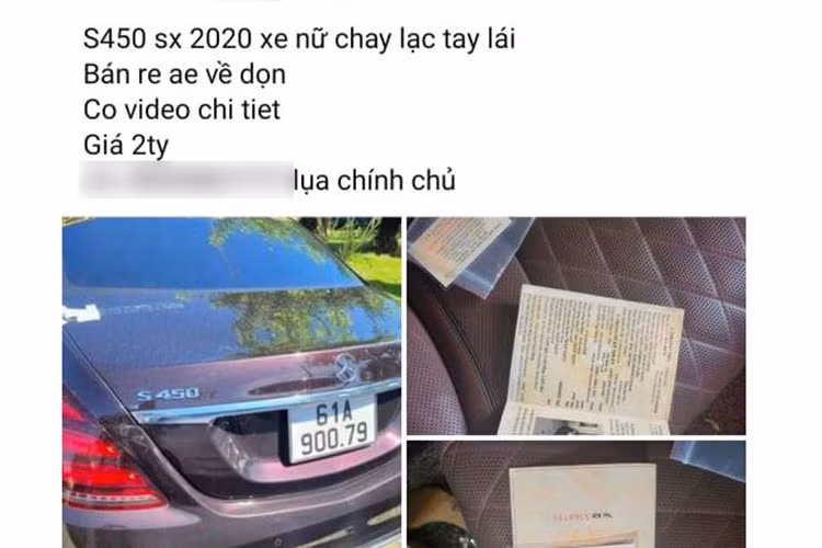 Tuy nhiên, người rao bán cũng nói rõ chiếc xe sang Mercedes-Benz S450 gặp nạn và đang trong tình trạng không hoàn hảo khi phần đầu xe hư hỏng nặng, đèn pha vỡ mặt kính, két giải nhiệt bị biến dạng, gương hậu bị mất, kính lái cũng không còn nguyên vẹn, chưa rõ phần nội thất có bị thiệt hại hay không.