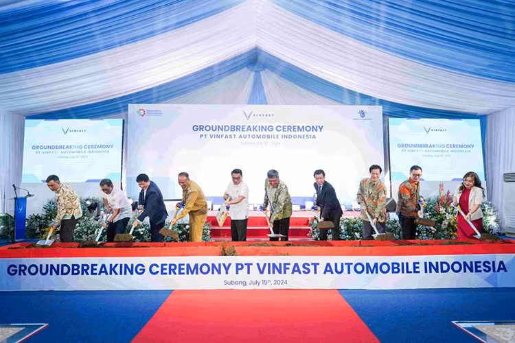 VinFast dong tho nha may lap rap oto dien tai Indonesia