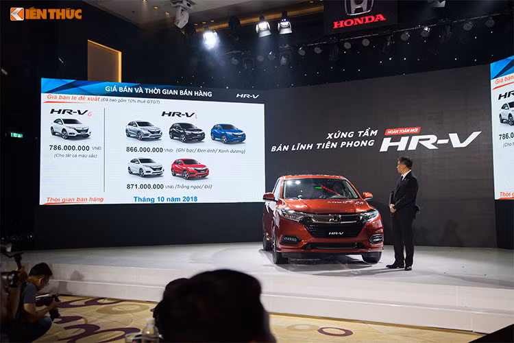 “Hàng nóng” Honda HR-V ngay sau khi ra mắt lập tức trở thành tâm điểm và đón nhận nhiều sự quan tâm của người tiêu dùng. Được nhập khẩu nguyên chiếc từ Thái Lan với mức giá khá “chát" so với các đối thủ trong phân khúc, tuy nhiên với thiết kế mang phong cách mới - đây lại được xem là một mẫu xe dành cho giới trẻ năng động và thành đạt.