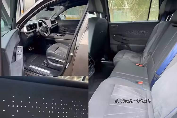 Một điểm đặc biệt khác trên Volkswagen Teramont Pro là màn hình giải trí dành riêng cho hành khách phía trước. Cụm điều khiển trung tâm của xe có nét tương đồng với Volkswagen Tiguan L Pro, bao gồm núm xoay chỉnh âm lượng, điều khiển chế độ lái và điều hòa với một màn hình nhỏ hiển thị thông tin.