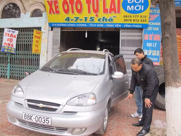 Dich vu cho thue xe oto tu lai 