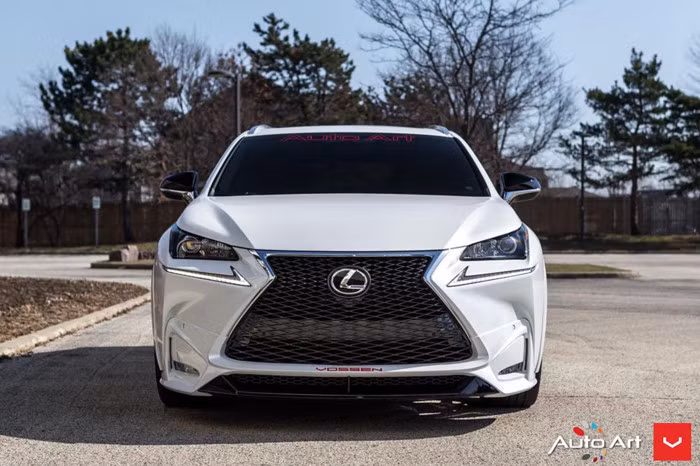 Trên thân xe, với gói bodykit Wald Black Bison "hàng thử" được trang bị, các vè ốp mở rộng hốc bánh xe tạo ngoại hình thêm khỏe khoắn. Đáng chú ý là cản sau có đường nét và thể thao hơn. Lưới tản nhiệt thiết kế khác biệt, lấy cảm hứng từ bản concept LF-NX trước đây vẫn giữ nguyên bản.