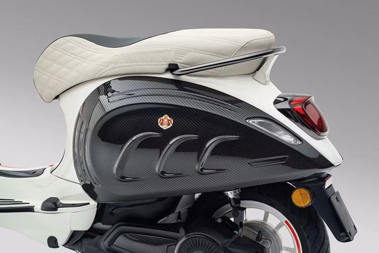 Ngoài việc sử dụng tông màu và họa tiết khác biệt, thì gần như Elettrica Monaco Edition giữ lại nguyên các trang bị của dòng xe điện Vespa Elettrica nguyên bản. Xe sở hữu những đường nét thiết kế đặc trưng hình con ong của xe ga hạng sang từ Ý.