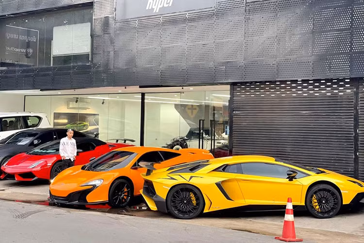 Dai gia quan 7 tau McLaren 650S va Audi R8 can Tet Nham Dan