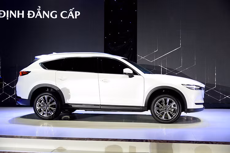 Về khả năng vận hành, tại thị trường Việt Nam, Mazda CX-8 được trang bị động cơ xăng Skyactiv-G 2.5L, hút khí tự nhiên cho công suất 188 mã lực, mô men xoắn 252 Nm, kết hợp cùng hộp số tự động 6 cấp.