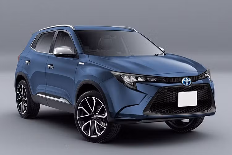 Mẫu xe crossover Toyota Raize hoàn toàn mới này sẽ xếp dưới "đàn anh" C-HR, kích thước dài x rộng x cao lần lượt là 3.995 x 1.620 x 1.695 mm, trục cơ sở dài 2.525 mm. Raize mới có nhiều màu ngoại thất, cột A sơn đen, mặt sau vuông vức.
