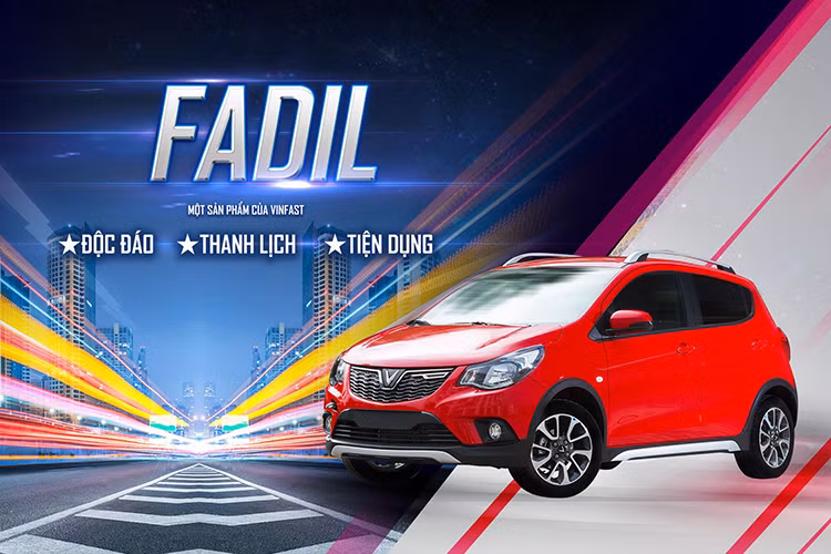 Mẫu xe VinFast Fadil mới, được đánh giá là phiên bản xe đi trong nội đô vô cùng phù hợp với điều kiện đường phố Việt Nam.