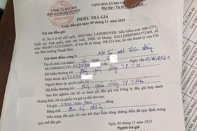 Dai gia Thanh Hoa trung dau gia Land Rover cu gia 3 ty... 