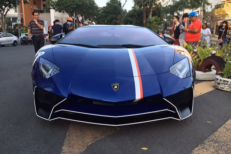 Aventador LP750 SV của Minh Nhựa là chiếc Lamborghini đắt thứ hai tại Việt Nam, chỉ sau phiên bản LP750 mui trần mới được nhập về Hà Nội. Đây cũng là siêu xe Aventador SV Coupe đầu tiên và duy nhất được đưa về Việt Nam hồi tháng 7/2016 với nguyên bản là màu xanh nước biển.