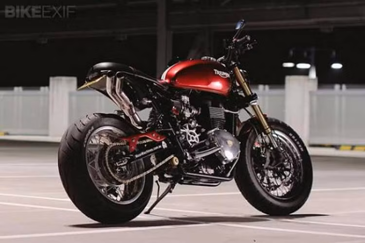 Tuy việc độ lên chiếc Triumph Bonnevilles này không quá phức tạp nhưng lại cho thấy hiệu quả đáng ngạc nhiên.