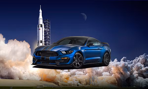 Cong nghe vu tru ap dung tren Ford Mustang Shelby GT350R