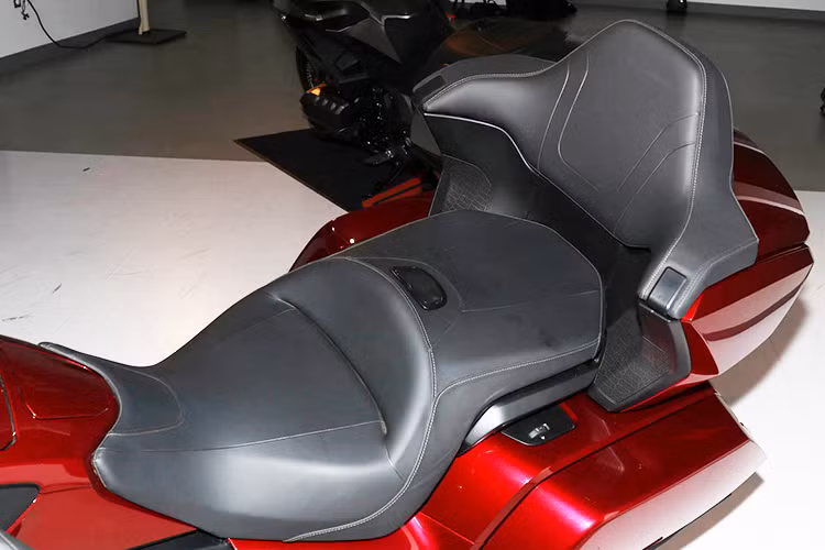 Bình xăng của Goldwing chỉ còn 21 lít, giảm 4 lít so với trước đây, tổng thể tích các hộp chứa đồ của xe cũng giảm xuống. Do tiết kiệm nhiên liệu hơn nên sau mỗi lần đổ đầy bình xăng, tầm hoạt động của Goldwing vẫn bằng thế hệ trước. Hộp đồ sau lưng hành khách vẫn có thể chứa được 2 mũ bảo hiểm cả đầu. Tổng thể tích các hộp chứa đồ của xe là 110 lít.