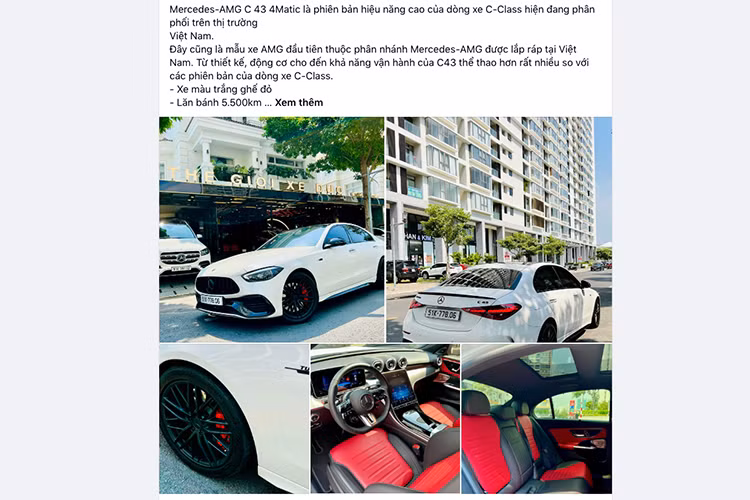 Tại Việt Nam, Mercedes-AMG C43 2024 mới có giá bán tương đối cao, cộng với việc mẫu xe này sở hữu khối động cơ mạnh mẽ, không phù hợp với số đông nên số lượng xe không nhiều. Điều này đồng nghĩa với việc Mercedes-AMG C43 lên sàn xe cũ là khá hiếm.