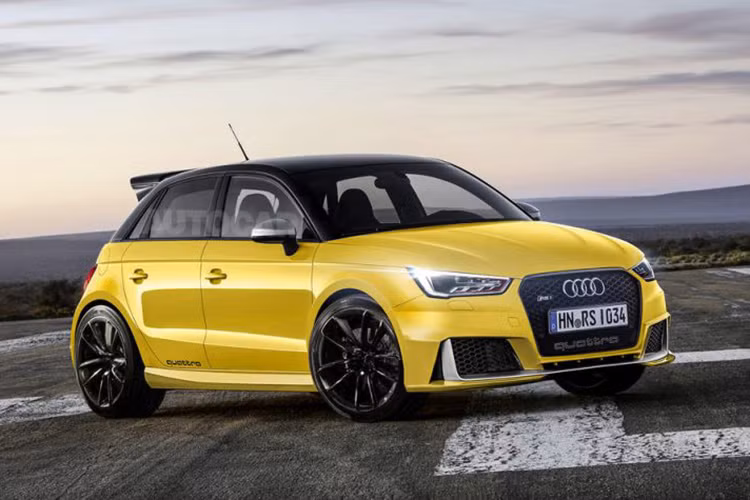 Trước khi chuyển sang thế hệ thứ 2 trong năm 2018, hãng xe Audi muốn nâng cấp chiếc xe cỡ nhỏ A1 của mình thành một mẫu xe hatchback hiệu suất cao và mạnh mẽ. Mẫu xe mới này sẽ được đặt tên Audi RS1 2018, dự kiến chào thị trường vào đầu năm 2017.