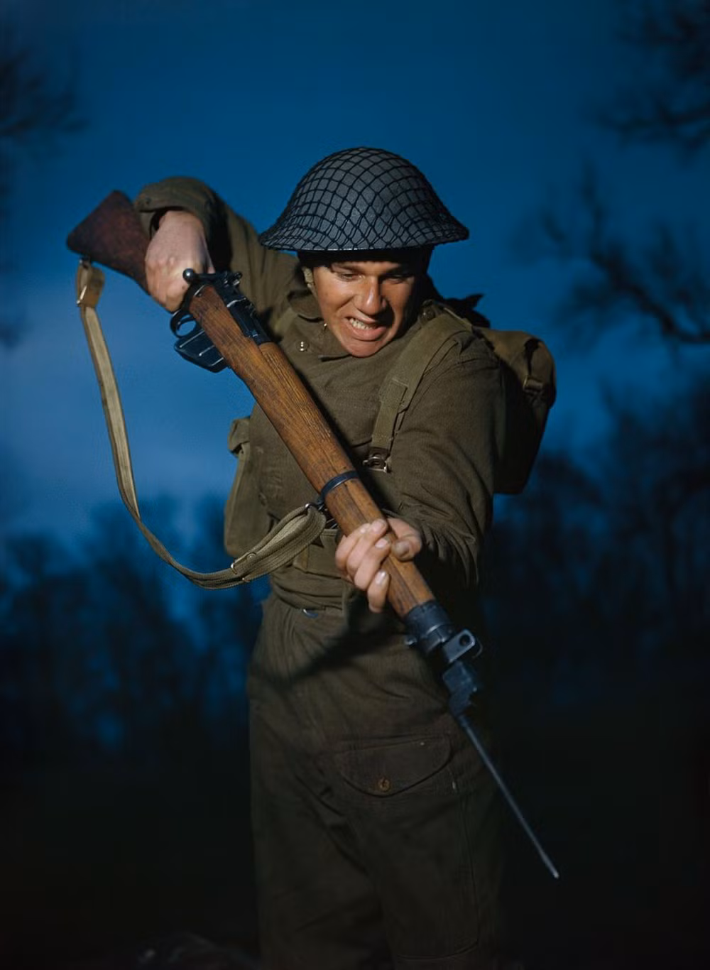 Một buổi huấn luyện chiến trường tháng 3/1944. (Nguồn: mashable.com)