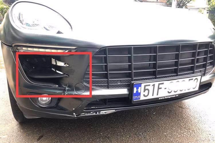 Vu viec xe Macan thay can truoc hong hop so, Porsche Viet Nam noi gi?
