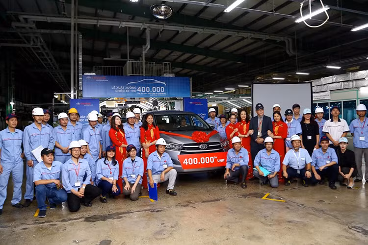 Quy mô sản xuất của TMV cũng liên tục được điều chỉnh tăng lên nhằm đáp ứng nhu cầu thị trường, từ 212 xe/năm vào năm 1996, hiện nay sản lượng trung bình của TMV đã lên tới hơn 46.000 xe/năm. Từ năm 1996 đến năm 2015, sau 20 năm, TMV đã xuất xưởng được 300.000 chiếc xe ra thị trường. Và chỉ 2 năm sau đó, chiếc xe thứ 400.000 cũng chính thức lăn bánh khỏi dây chuyền sản xuất.