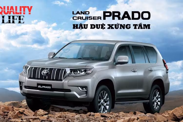 Ở thế hệ thứ 4, xe Toyota Land Cruiser Prado đã được nâng cấp facelift hai lần. Phiên bản vừa ra mắt tại Việt Nam là lần nâng cấp thứ hai của Prado.