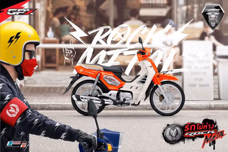 Theo những thông tin được chia sẻ từ phía nhà sản xuất, mẫu xe máy GPX Rock Metal được ra mắt với 5 màu sắc nổi bật bao gồm cam, vàng, hồng, xanh dương và màu xám bạc.